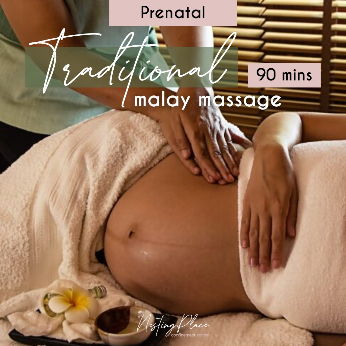 Pre-natal: Traditional Malay Massage (Deep Tissue Techniques) - 90 Minutes